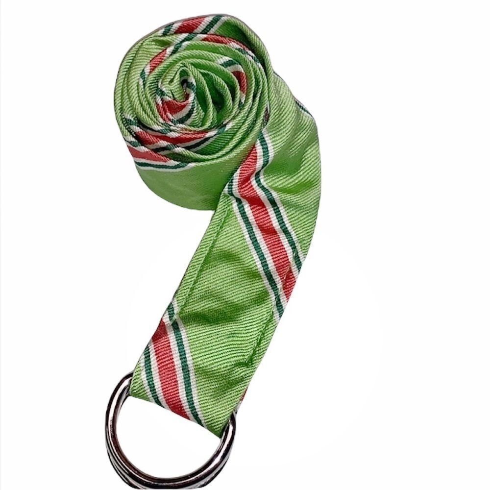 J. Crew Factory silk d-ring ribbon belt sz s/m
